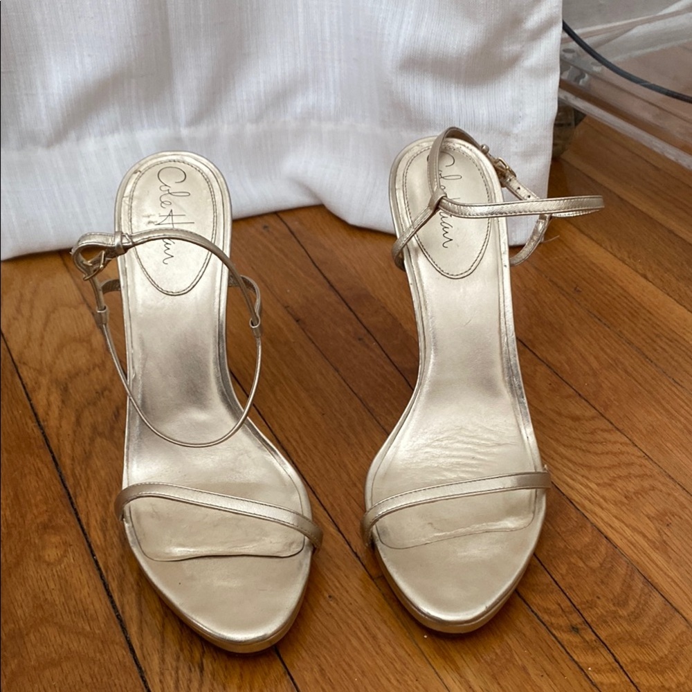 Cole Haan Nike Air Gold Sandals 10M